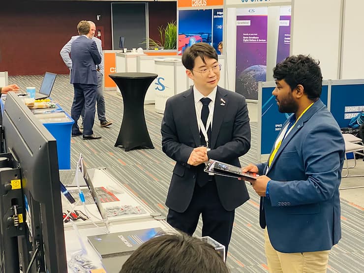 Successful exhibiting at SpaceOps 2025 in Montreal 🛰📡